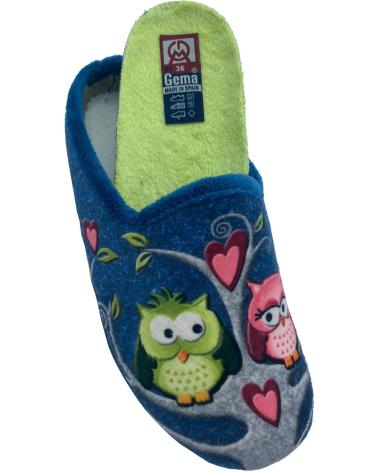 Calzado de casa de Mujer GEMA GARCIA ZAPATILLA CASA RELAX AZUL