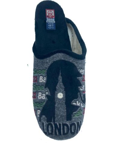 Hausschuhe für Herren GEMA GARCIA ZAPATILLA CASA RELAX GRIS