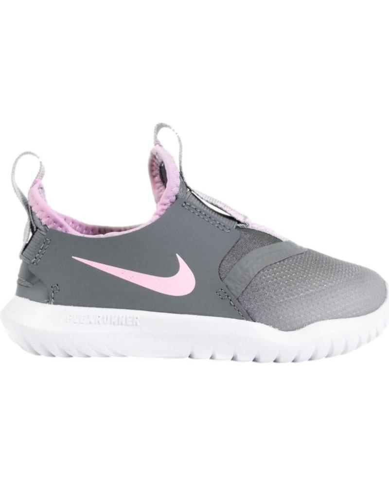 Sportif NIKE  pour Fille et Garçon FLEX RUNNER TD AT4665  GRIS