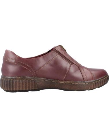 Zapatos de Mujer CLARKS MAGNOLIA ZIP BURDEOS