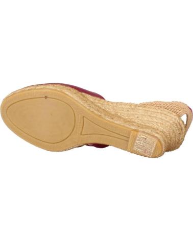 Zapatos de cuña de Mujer CLARA DURAN VALENNAPCD BURDEOS