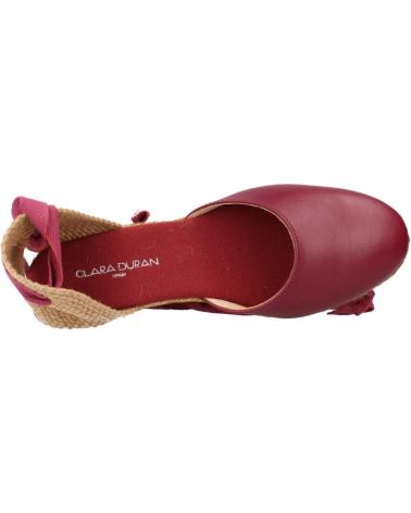 Zapatos de cuña de Mujer CLARA DURAN VALENNAPCD BURDEOS