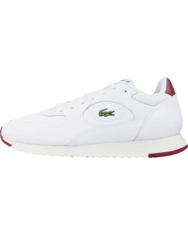 Man Zapatillas deporte LACOSTE LINETRACK 2231 SMA BLANCO BURGUNDY