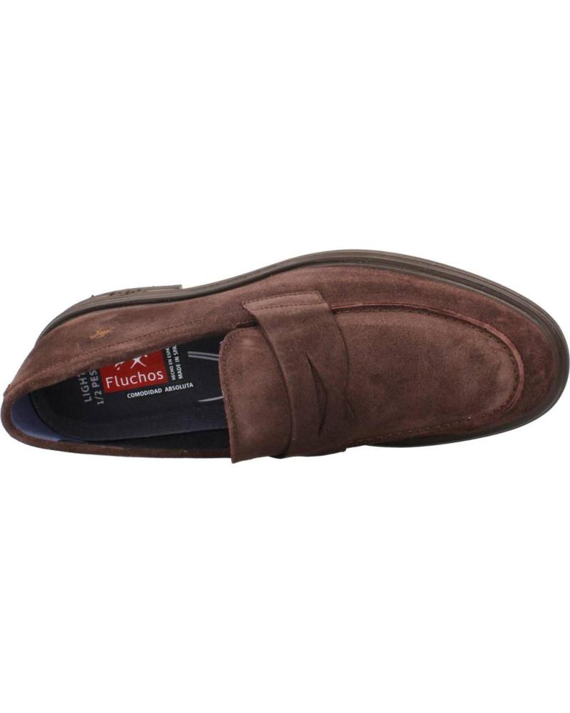 Zapatos hombre Fluchos Rocky F2040 café | Confort y estilo casual