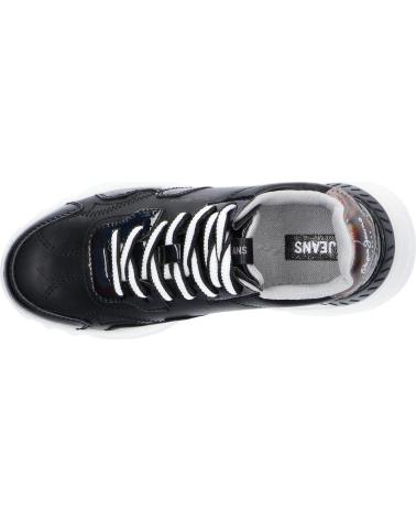 Sapatilhas de Mulher PEPE JEANS PLS31224 ECCLES CROCO 999 BLACK