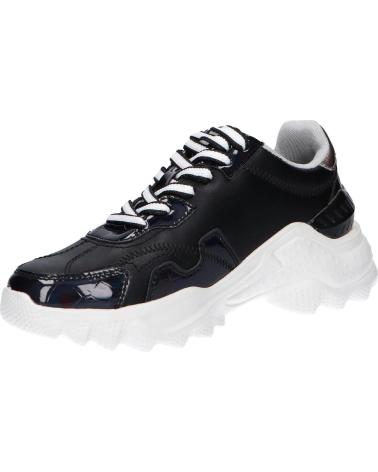 Sapatilhas de Mulher PEPE JEANS PLS31224 ECCLES CROCO 999 BLACK