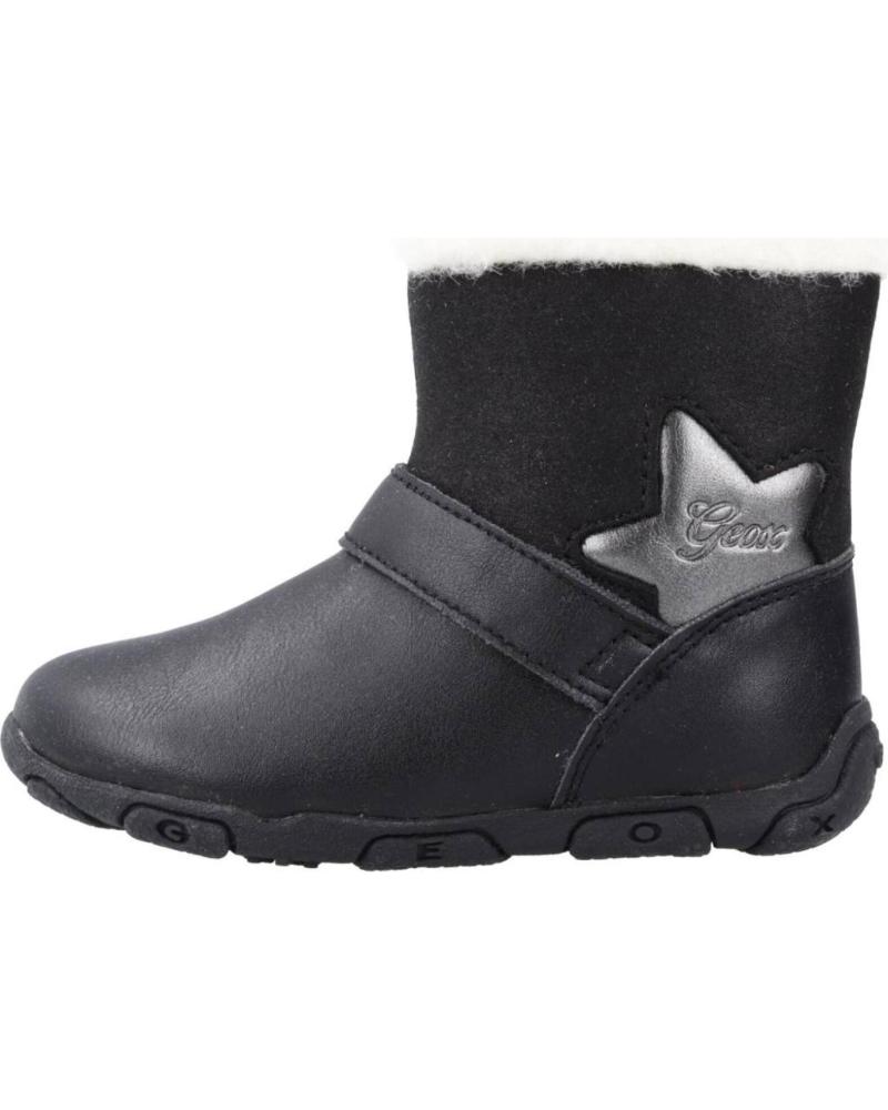 girl boots GEOX B BALU GIRL NEGRO