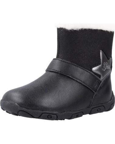 girl boots GEOX B BALU GIRL NEGRO
