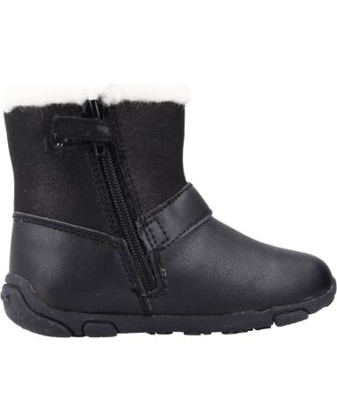 girl boots GEOX B BALU GIRL NEGRO