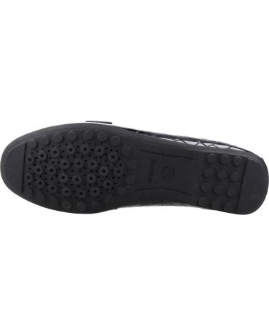 Woman Mocasines GEOX CROC PR PAT LEA NEGRO