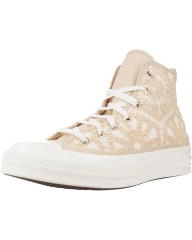 Zapatillas deporte de Mujer CONVERSE CHUCK 70 HI OAT MARRON CLARO