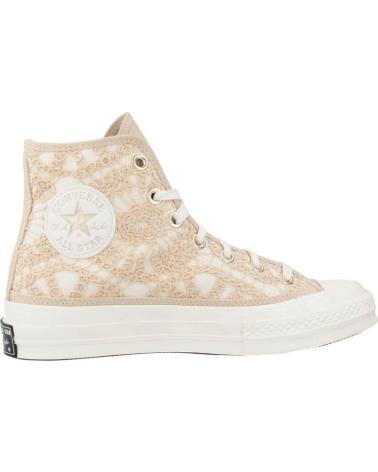 Zapatillas deporte de Mujer CONVERSE CHUCK 70 HI OAT MARRON CLARO