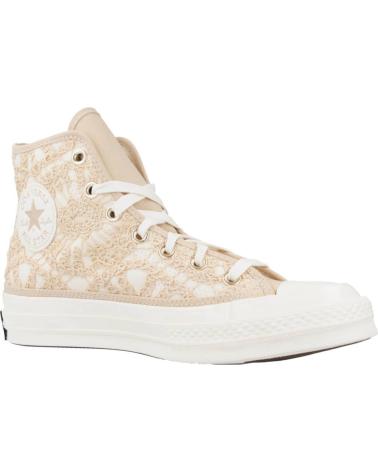 Zapatillas deporte de Mujer CONVERSE CHUCK 70 HI OAT MARRON CLARO
