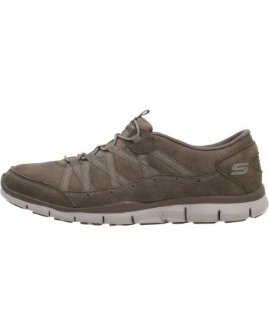 Deportivas de Mujer y Niño SKECHERS FINE STROLLING TAUPE