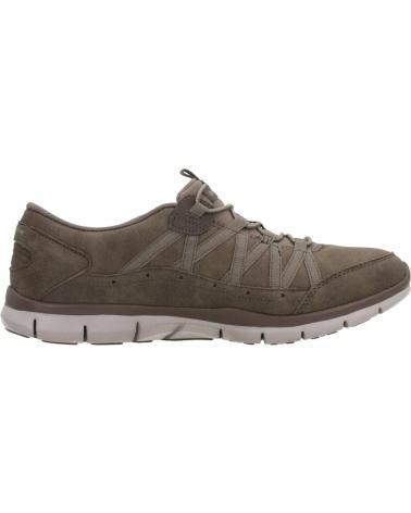 Deportivas de Mujer y Niño SKECHERS FINE STROLLING TAUPE
