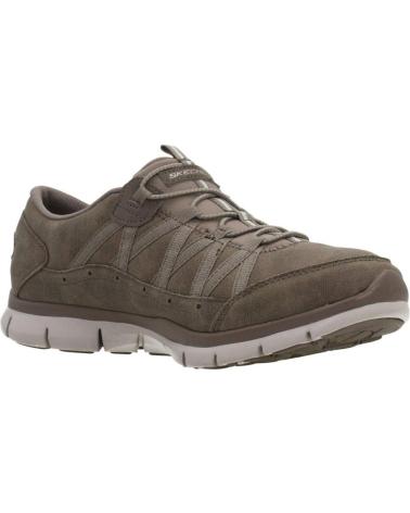 Deportivas de Mujer y Niño SKECHERS FINE STROLLING TAUPE