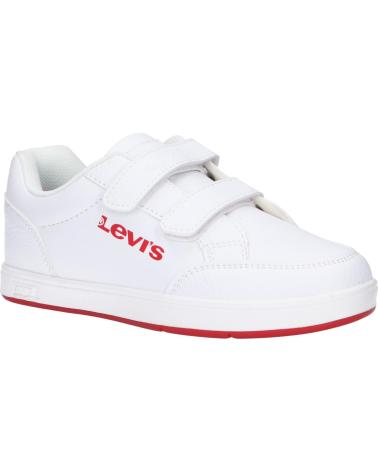 girl and boy sports shoes LEVIS VGRA0145S NEW DENVER  0061 WHITE