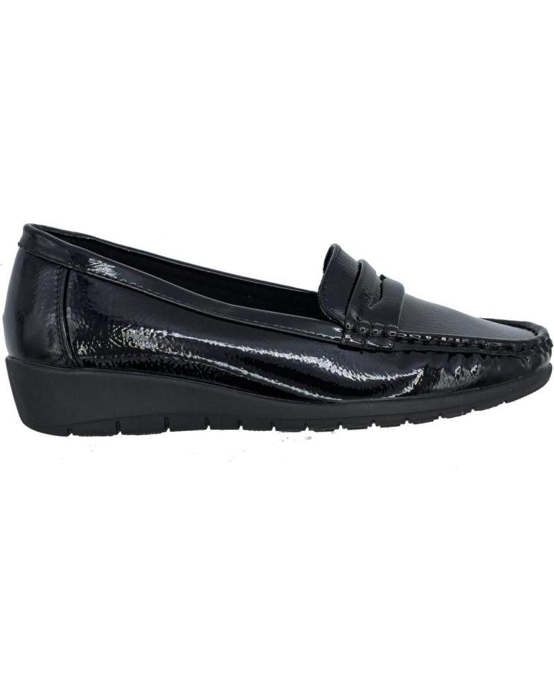 Woman shoes  MOCASIN DE CUNA NEGRO