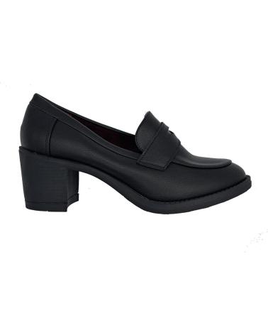 Chaussures DAVINIA  pour Femme MOCASIN TACON MUJER  NEGRO