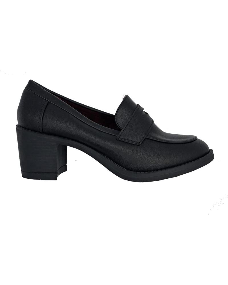 Woman shoes DAVINIA MOCASIN TACON MUJER  NEGRO