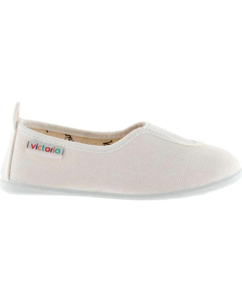 Zapatos De Nina VICTORIA DEPORTIVA GIMNASIA LONA ECO 104857 BLANCO