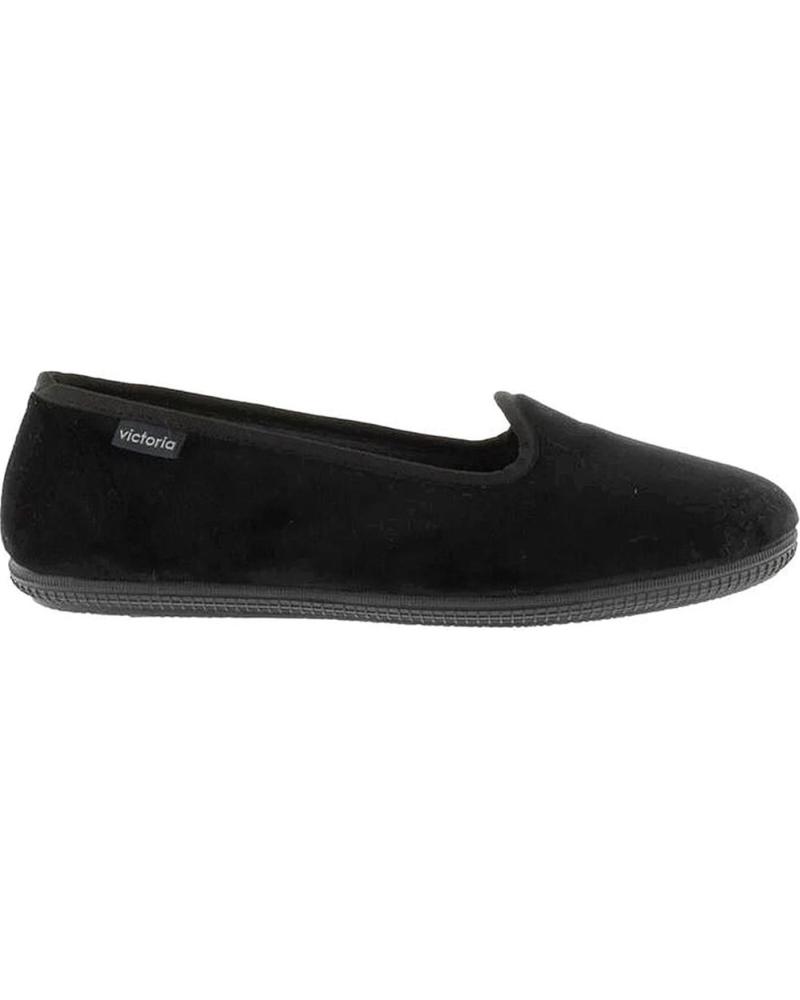 VICTORIA ODA SLIPPER TERCIOPELO NEGRO BLACK