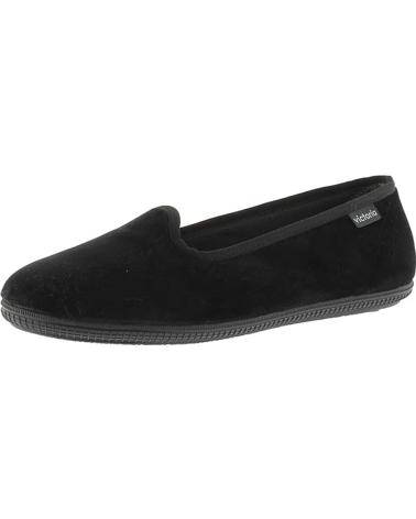 VICTORIA ODA SLIPPER TERCIOPELO NEGRO BLACK