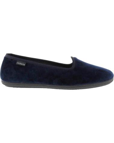 Bailarinas VICTORIA  de Mujer BAILARINA ODA TERCIOPELO 1049114 SLIPPERS  MARINO
