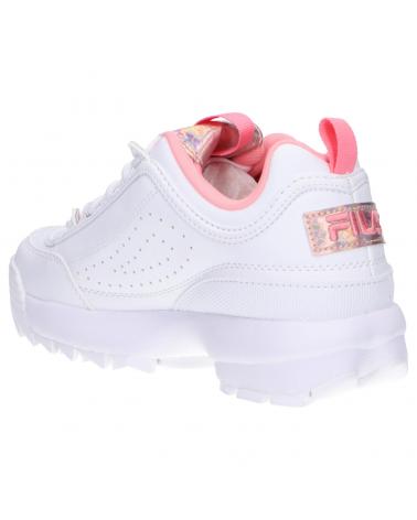 Zapatillas deporte pour Fille FILA 1011081 96S DISRUPTOR WHITE