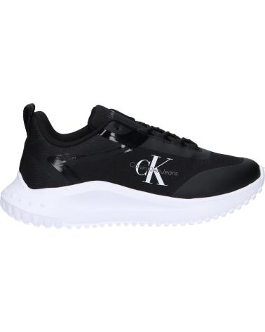 Zapatillas deporte CALVIN KLEIN  de Mujer YW0YW01442 EVA RUNNER LOW  0GM BLACK-BRIGHT WHITE