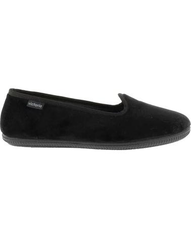 VICTORIA ODA SLIPPER TERCIOPELO NEGRO BLACK