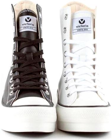 Botines VICTORIA  de Mujer BOTIN PLATAFORMA  NEGRO