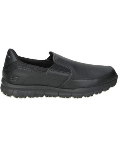 SKECHERS NAMPA GROTON / ANNOD - SCARPE DA LAVORO ANTISCIVOLO NERE NEGRO