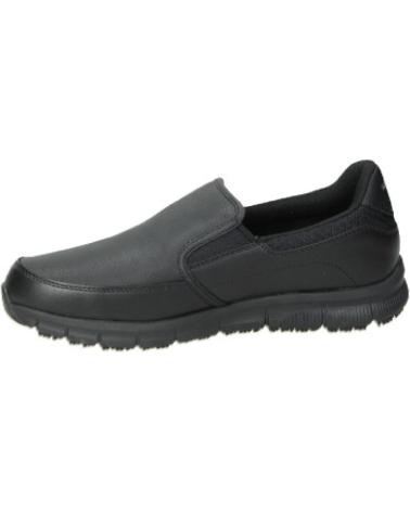 SKECHERS NAMPA GROTON / ANNOD - SCARPE DA LAVORO ANTISCIVOLO NERE NEGRO