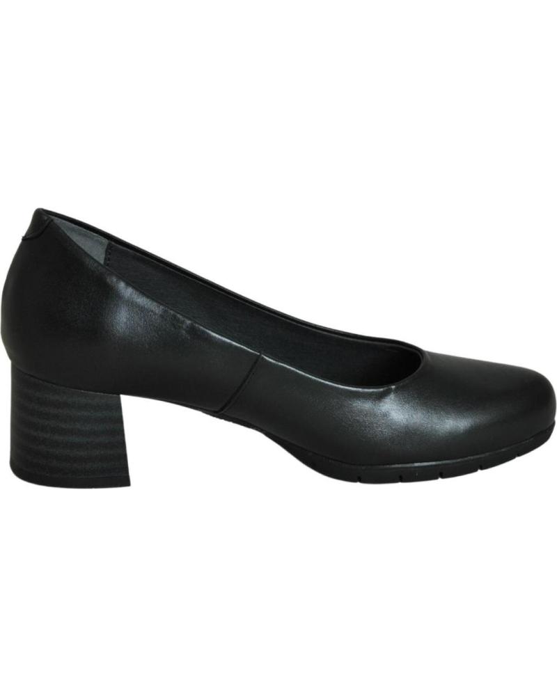 PITILLOS ZAPATOS SALON MUJER PIEL TACON MEDIO 101 NEGRO VARIOS COLORES