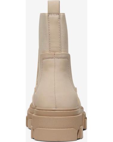 Woman Mid boots ONLY BOTIN BEIS SIN CIERRES CON SUELA GRUESA 15253214 BEIGE