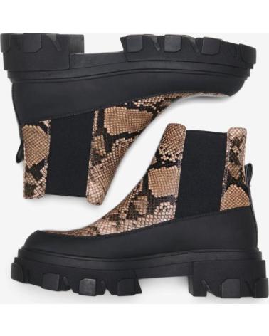 Botins de Mulher ONLY BOTIN SIN CIERRES CON SUELA GRUESA 15253215 LEOPARDO