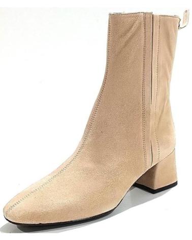 Woman Mid boots UNISA BOTIN VESTIR DE ANTE CON TACON SKIN