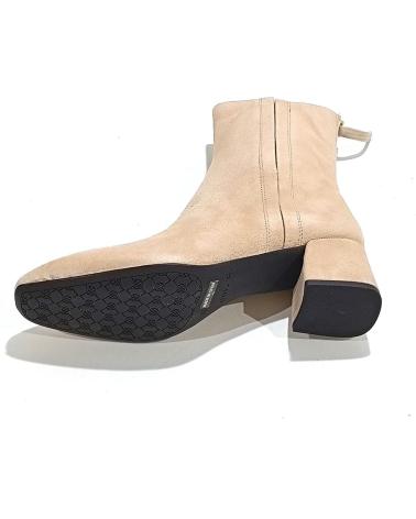 Woman Mid boots UNISA BOTIN VESTIR DE ANTE CON TACON SKIN
