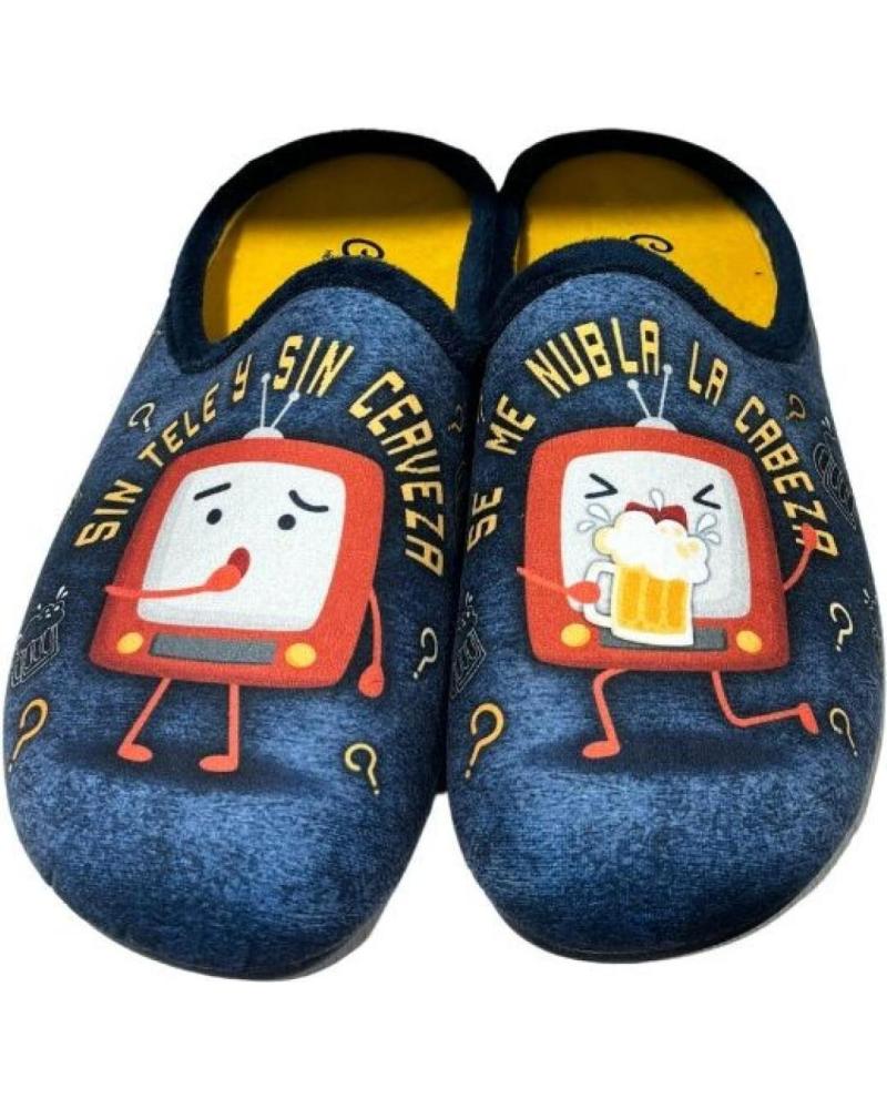 Pantuflas Zapatillas Cabrera Hombre Calzado-De-Casa-De-Hombre