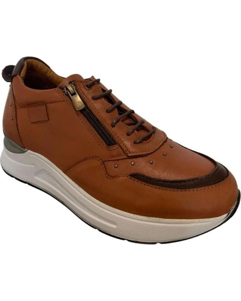 Zapatos de Mujer MANLISA DEPORTIVO DE PIEL MARRóN