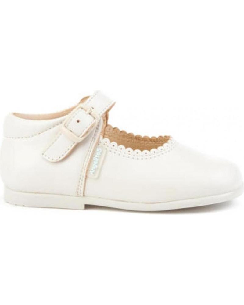 girl Flat shoes ANGELITOS BAILARINAS 500 BLANCO