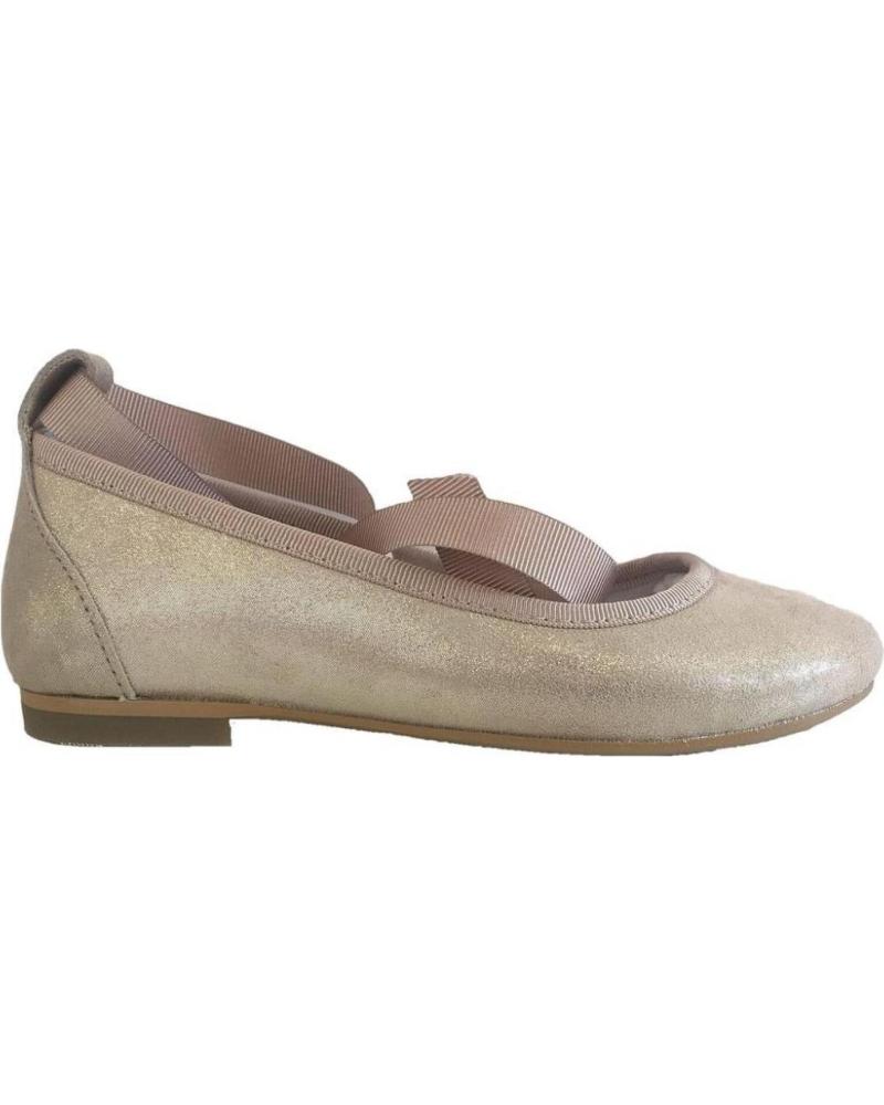 girl Flat shoes OTRAS MARCAS EL-132  GOLD
