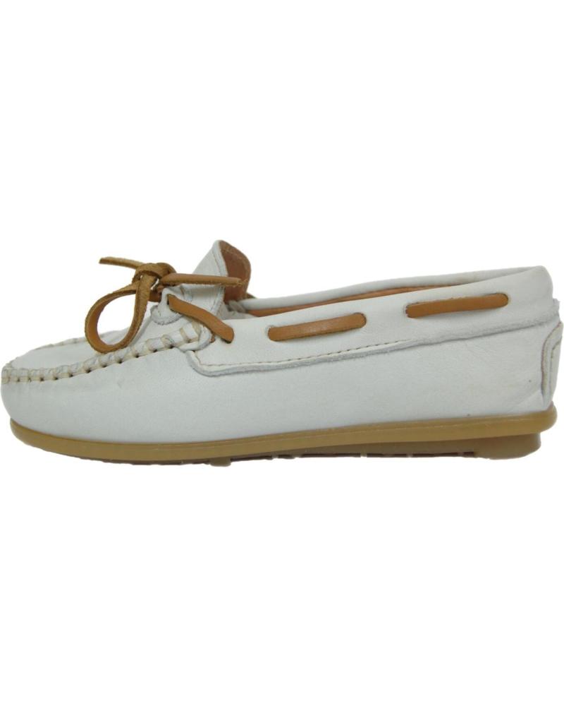 girl Boat shoes COLORES MOCASIN 105035  BLANCO