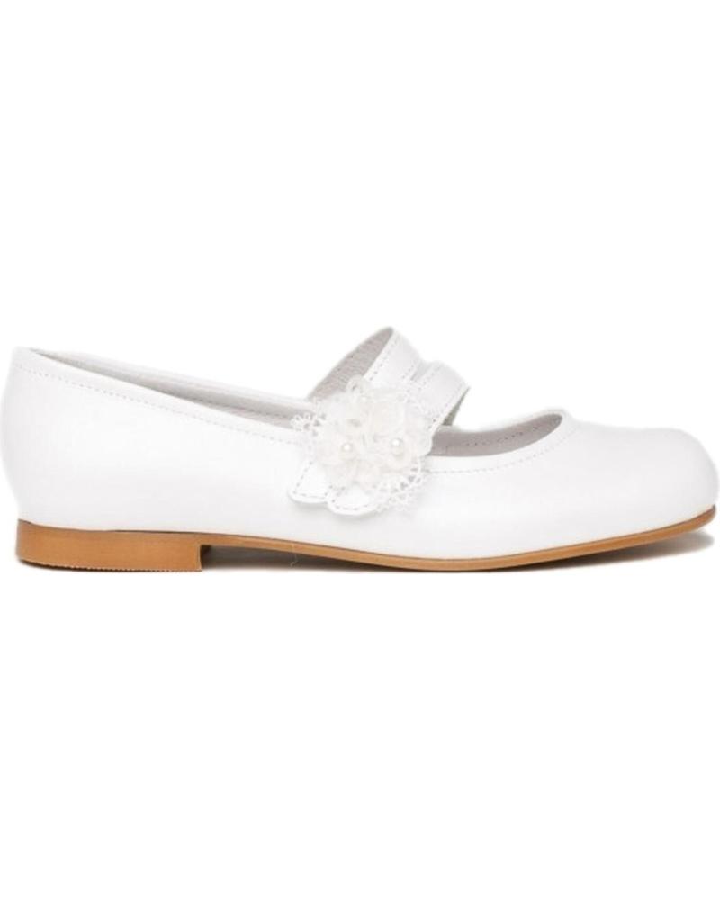 girl Flat shoes ANGELITOS COMUNION 991  BLANCO