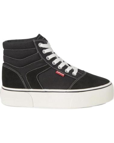 Woman and girl and boy Trainers LEVIS VNYC0010T HIGH PHILADELPHIA  0003 BLACK