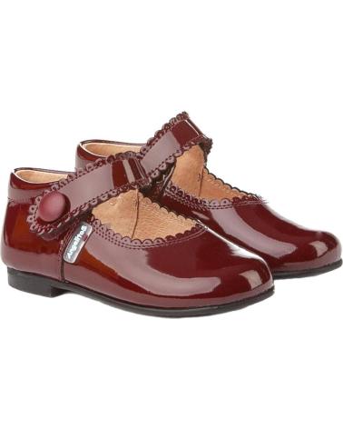 Schuhe ANGELITOS  für Mädchen BAILARINAS 1502  ROJO