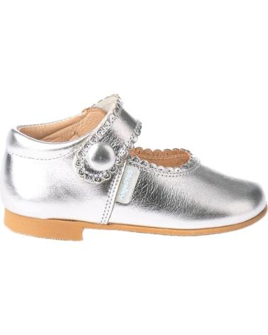 Schuhe ANGELITOS  für Mädchen BAILARINAS 1502  METáLICO