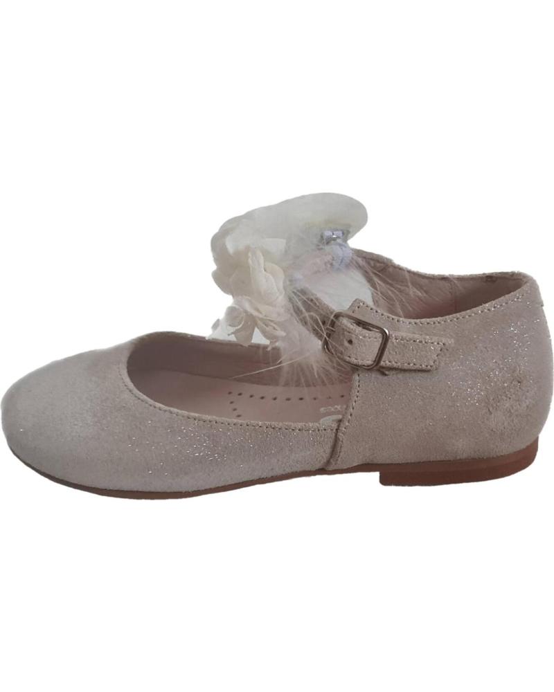 Zapatos YOWAS  de Niña BAILARINAS 25501 COMUNION  BEIGE