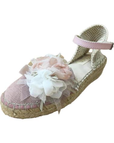 girl Flat shoes YOWAS ALPARGATA COMUNION 6-ESP  ROSA